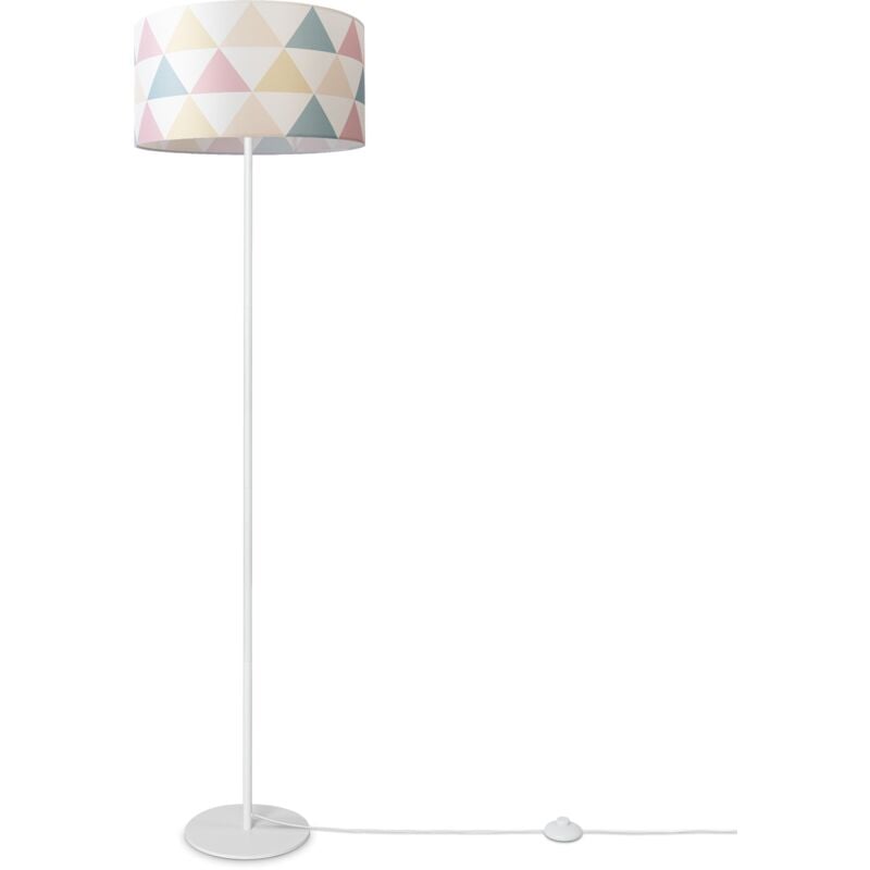 foto del prodotto lampada da terra soggiorno moderna e27 da lettura treppiede r tro paralume design 2 38 cm , lampada da terra a gamba singola bianca paco home