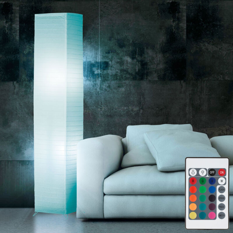 foto del prodotto lampada da terra soggiorno telecomando proiettore da soffitto lampada dimmerabile in un set di lampadine led rgb