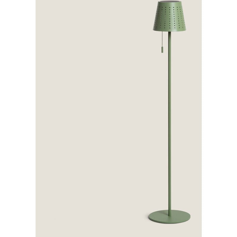 foto del prodotto lampada da terra solare per esterni led 3w banate verde celadon