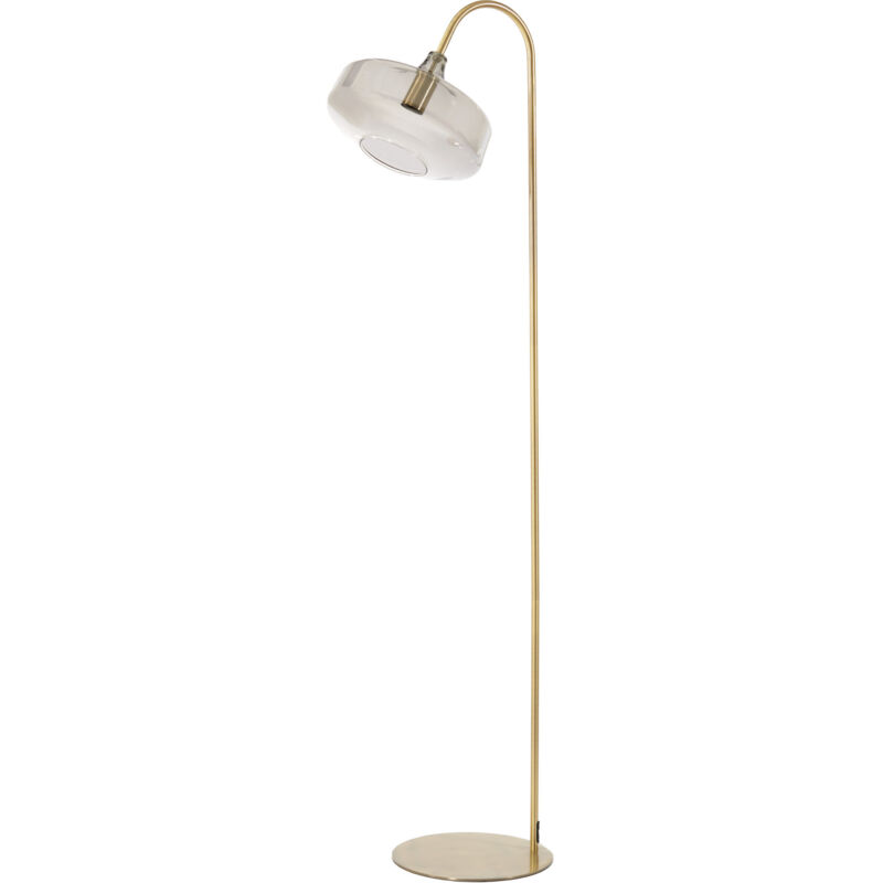 foto del prodotto lampada da terra solna bronzo vetro light living