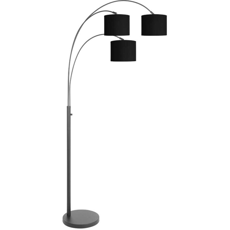foto del prodotto lampada da terra sparkled light nero lino steinhauer