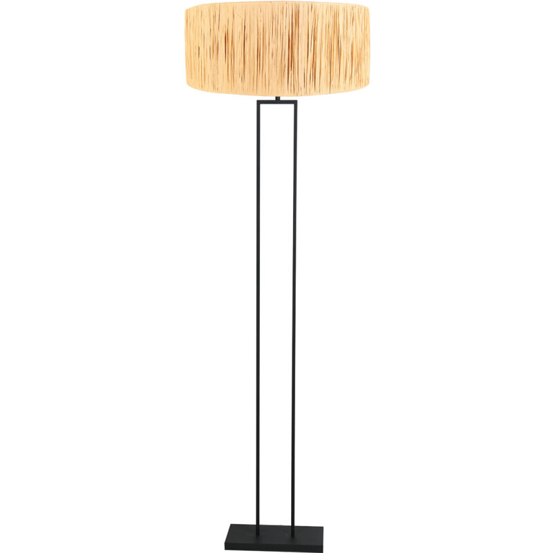 foto del prodotto lampada da terra stang nero erba metallo steinhauer