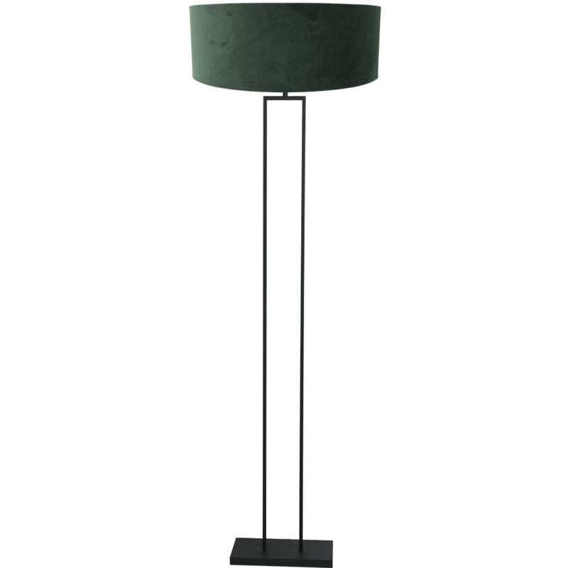 foto del prodotto lampada da terra stang nero metallo velluto steinhauer