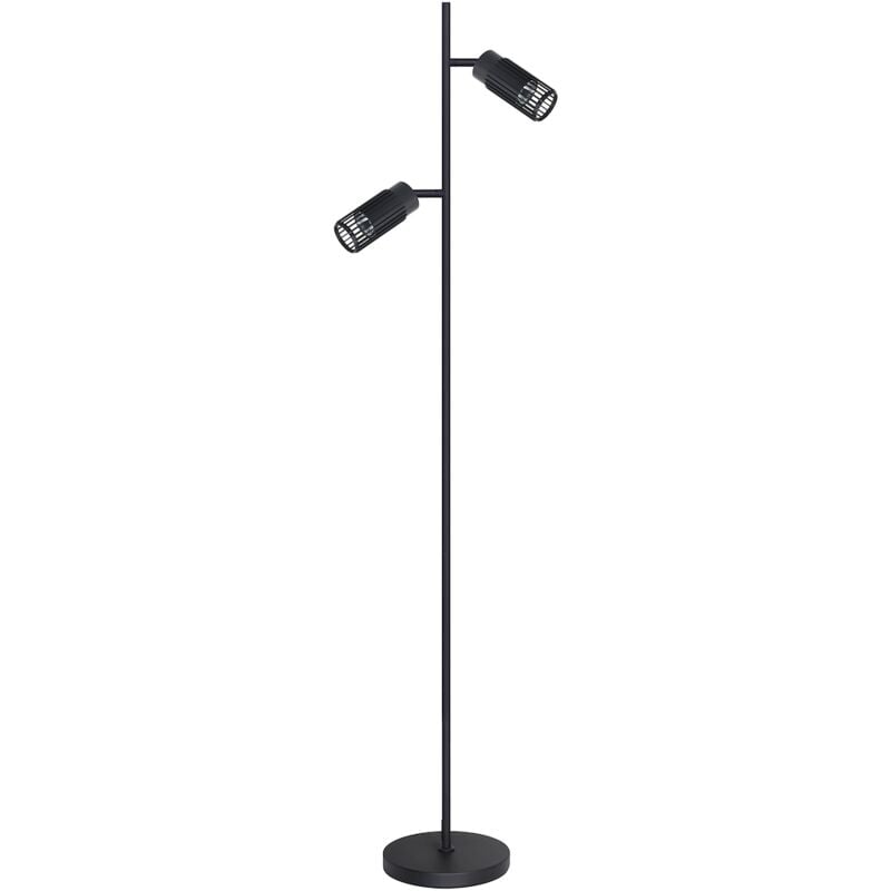 foto del prodotto lampada da terra verticale nera 1xgu10