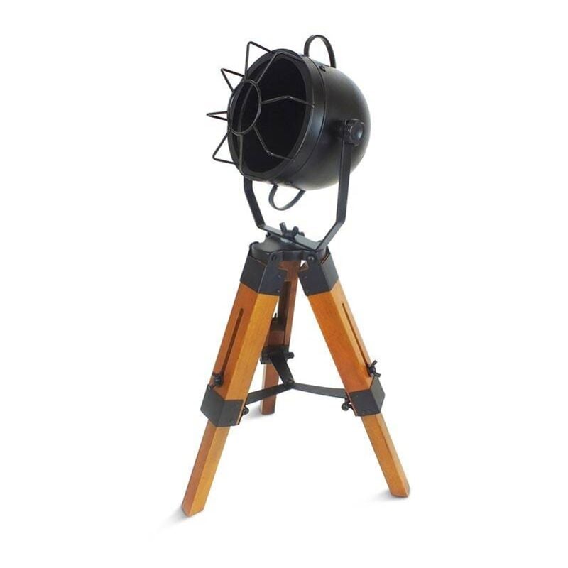 foto del prodotto lampada da terra vintage con treppiede tachicom .