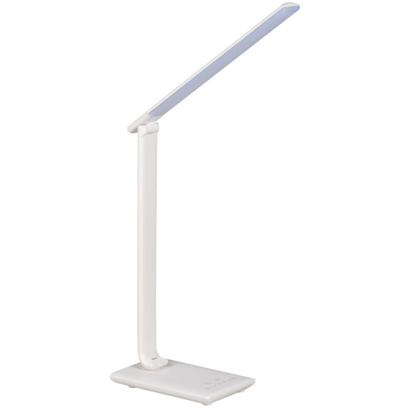 foto del prodotto lampada da ufficio led bianca flux 620lm regolabile porto usb kanlux preda
