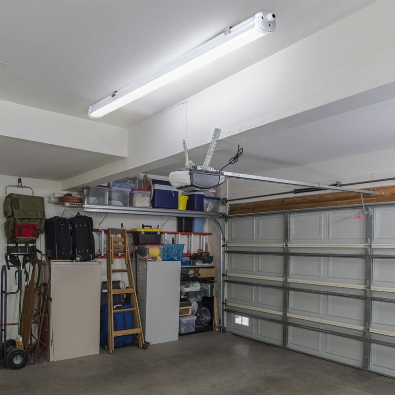 foto del prodotto lampada da vasca, lampada per ambienti umidi, lampada da cantina, plafoniera, luce da garage a led, lampada da ingresso, ip65, 48w 5760lm 6500k