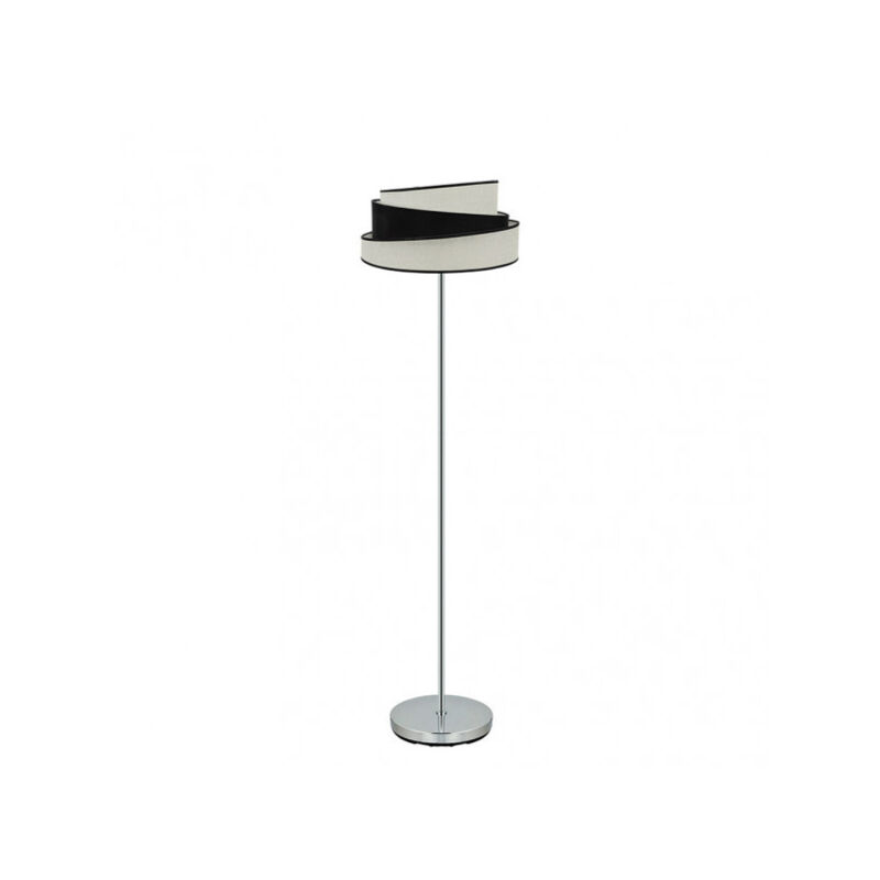 foto del prodotto lampada de hara lampada da terra bicolore in bianco e nero fabrilamp