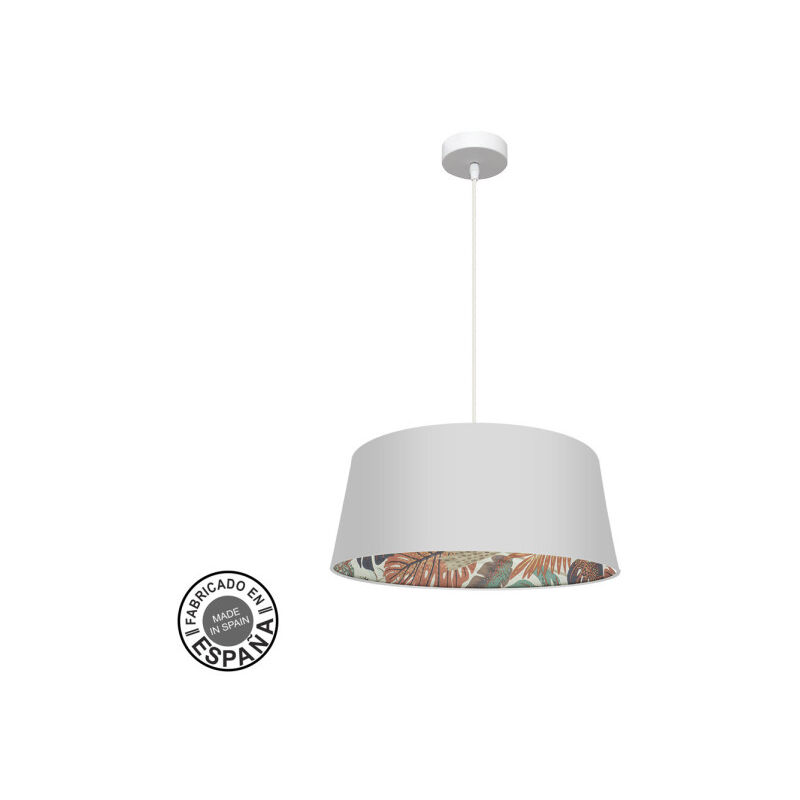 foto del prodotto lampada de lampada a sospensione da soffitto 50d tunez 1xe27 bianco bianco impresso fabrilamp