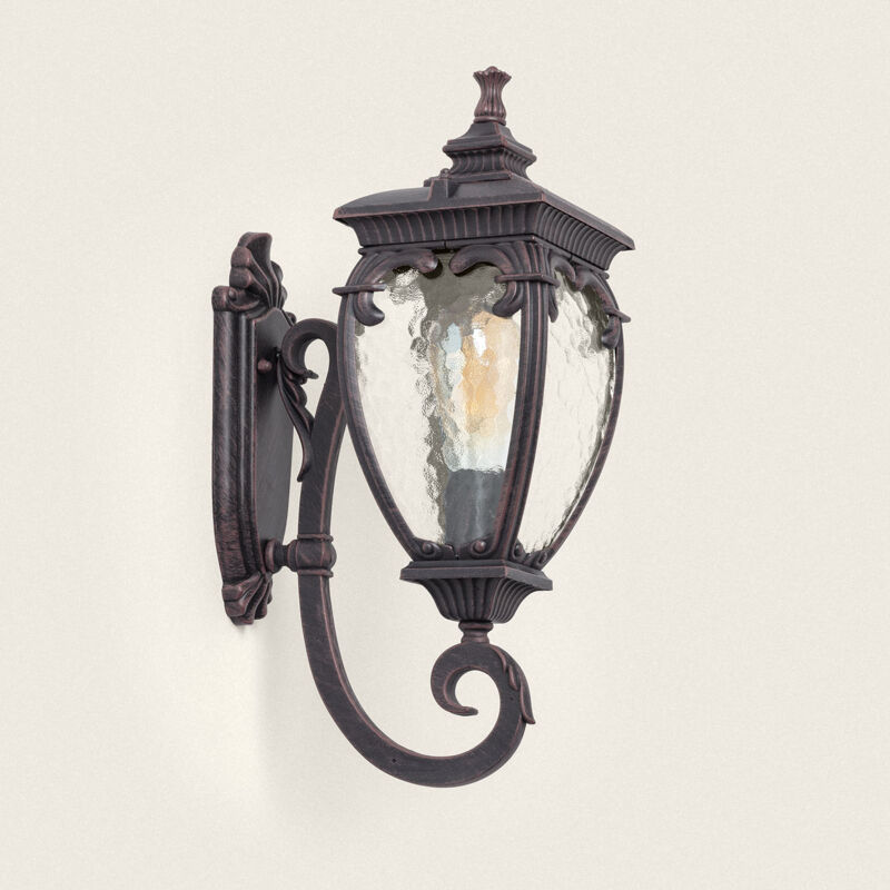 foto del prodotto lampada de parete per esterni alluminio grivale ossido