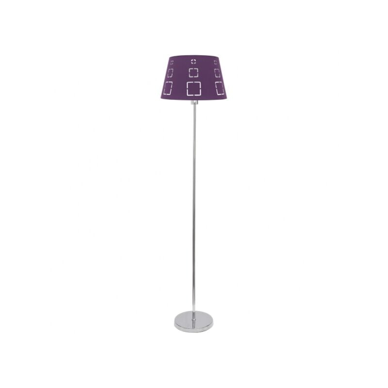 foto del prodotto lampada de pie de salon celaya 1xe27 berenjena de fabrilamp