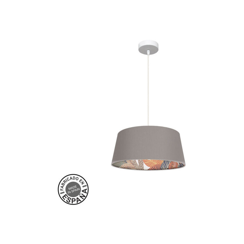 immagine 0 del prodotto lampada de soffitto a sospensione 40d tunez 1xe27 bianco topo patinato fabrilamp