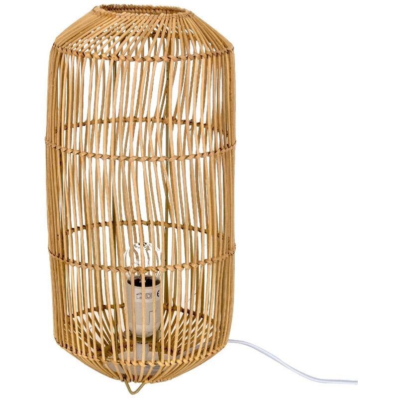 foto del prodotto lampada desktop per mobili beige lampion lampion 19x19x39cm 24408 signes grimalt