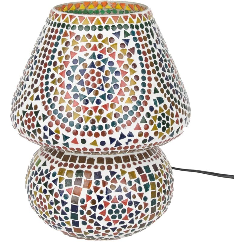foto del prodotto lampada desktop per mobili lampada a mosaico lampada verde 23x23x31cm 16160 signes grimalt