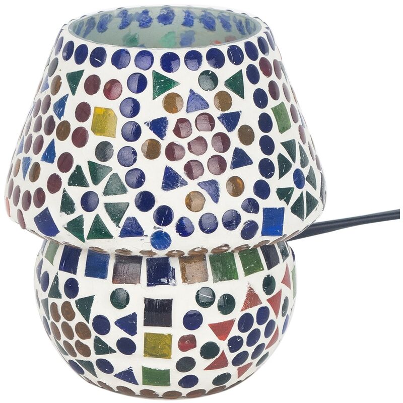 foto del prodotto lampada desktop per mobili lampade a mosaico silver lampade 1x1x1cm 16147 signes grimalt