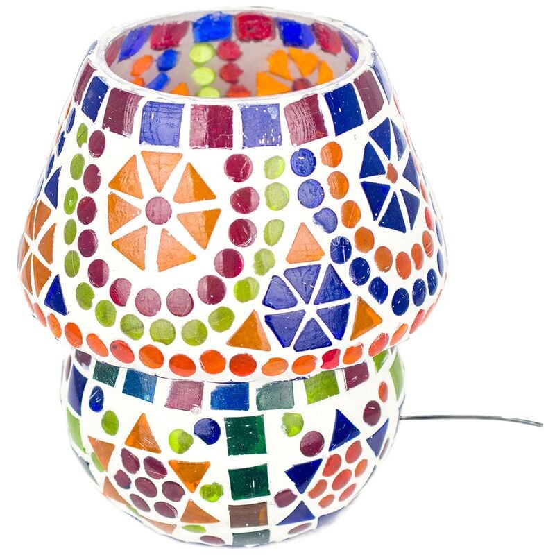 foto del prodotto lampada desktop per mobili small multicolor lamp lampada 12x12x13cm 22831 signes grimalt