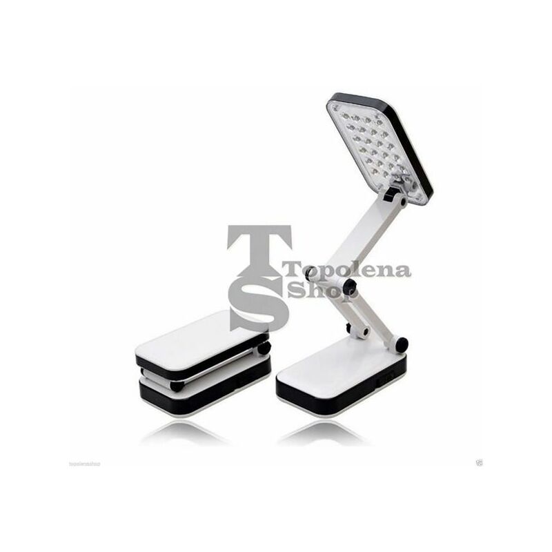 foto del prodotto lampada di emergenza 24 led ricaricabile pieghevole luce bianca led 666