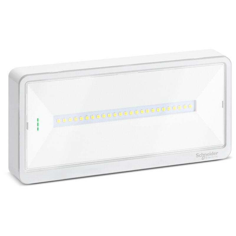 foto del prodotto lampada di emergenza a parete schneider exw light 110 modalit se sa ip65 ova44011