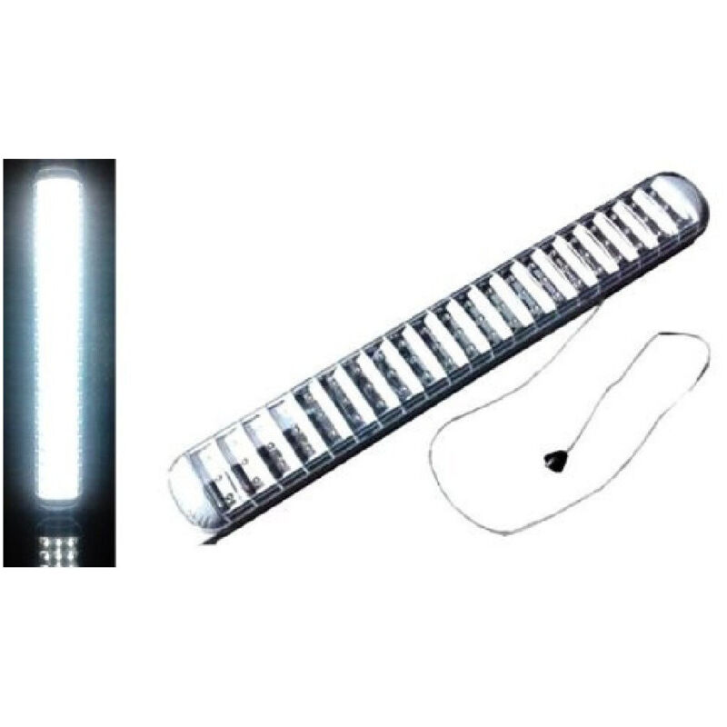 foto del prodotto lampada di emergenza ricaricabile portatile 63 led emergenza torcia luce trade shop traesio