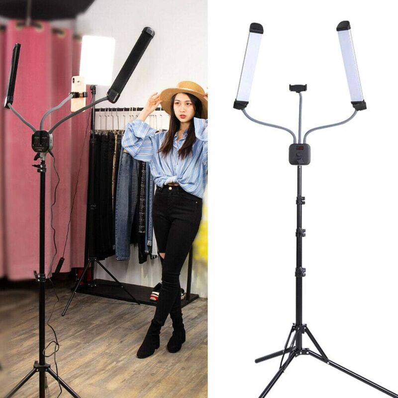 foto del prodotto lampada di estensione per ciglia a led, 40 w, per studio usb, temperatura di colore 3000 k 6000 k