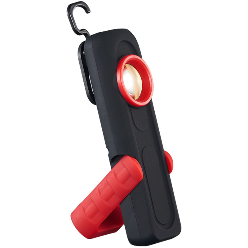 foto del prodotto lampada di ispezione lampada led ricaricabile, 500 lumen lampada cob lampada da lavoro led ultra potente cob con base magnetica e gancio per