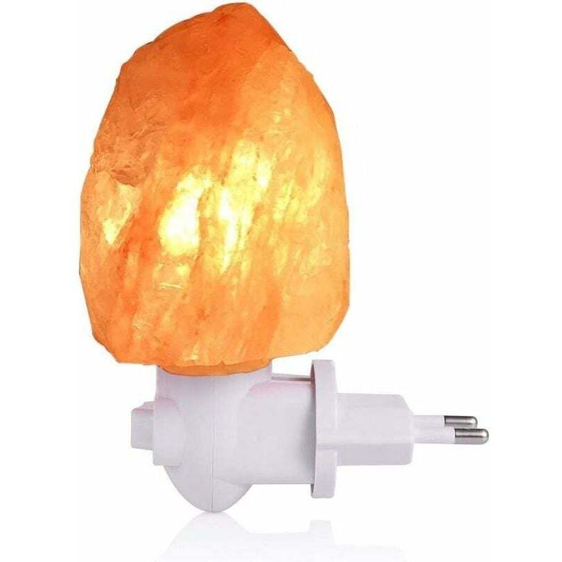 foto del prodotto lampada di sale dell himalaya da 10 w con luce notturna in cristallo naturale 400 g classe di efficienza energetica a 