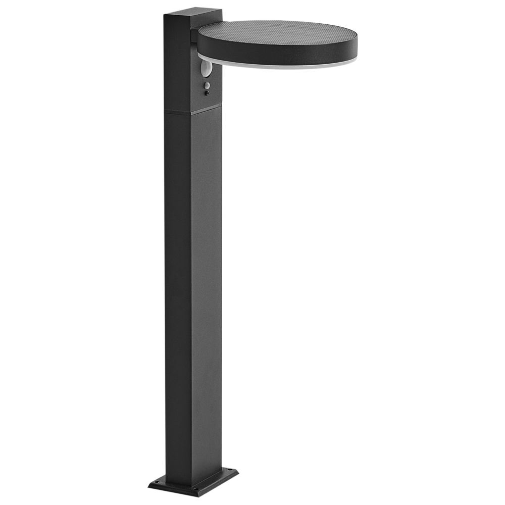 foto del prodotto lampada dissuasore da giardino a led per sentieri 50 cm alluminio nero parkers