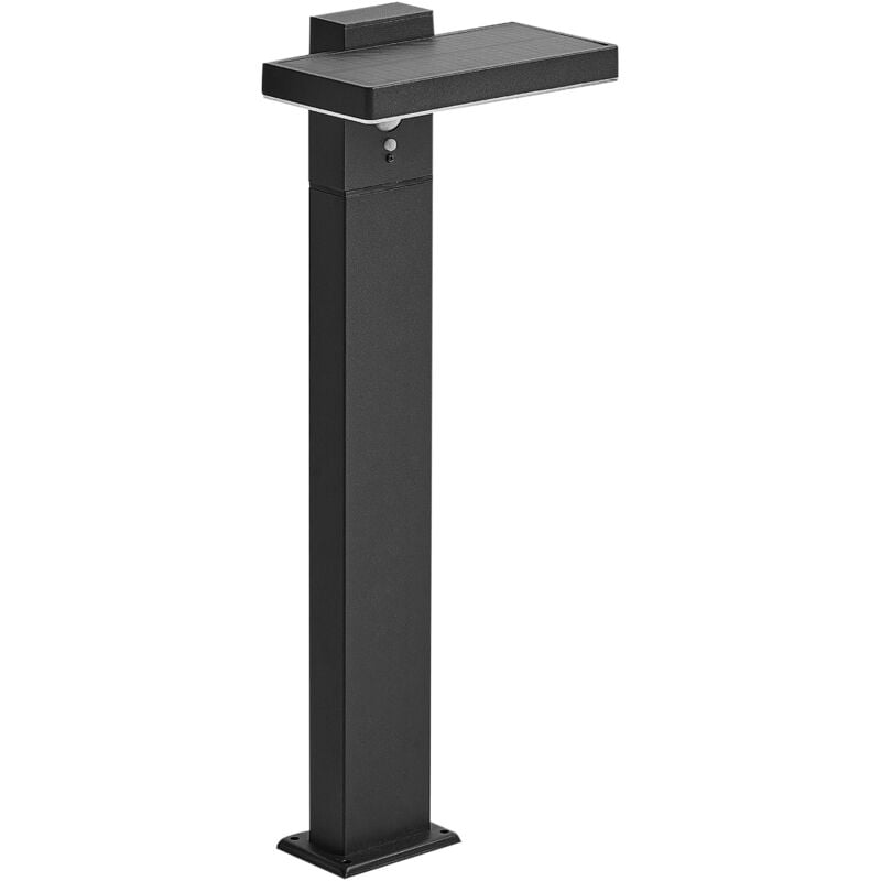 foto del prodotto lampada dissuasore da giardino a led per sentieri 50 cm alluminio nero poplar