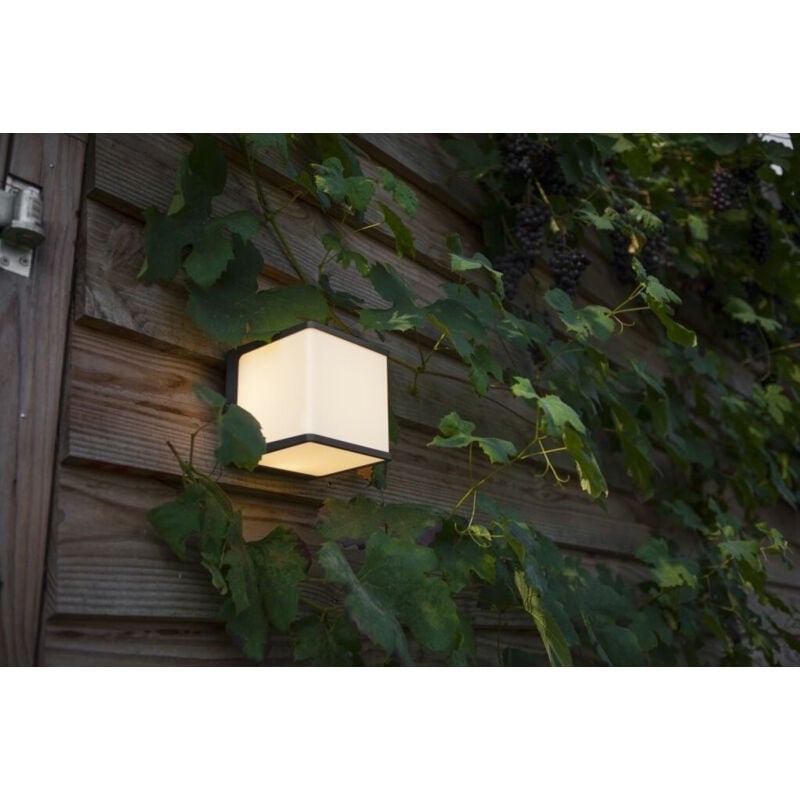 foto del prodotto lampada doblo outdoor led wall light dark grey lightec cod. 5105002125 
