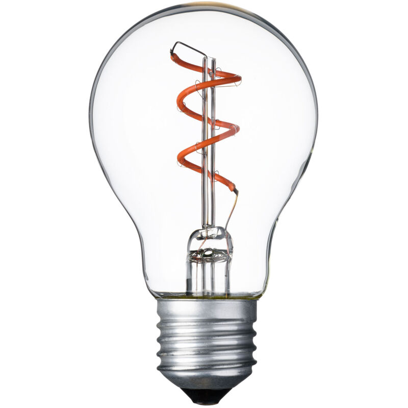 foto del prodotto lampada e27 36v goccia spirale rosso 60mm