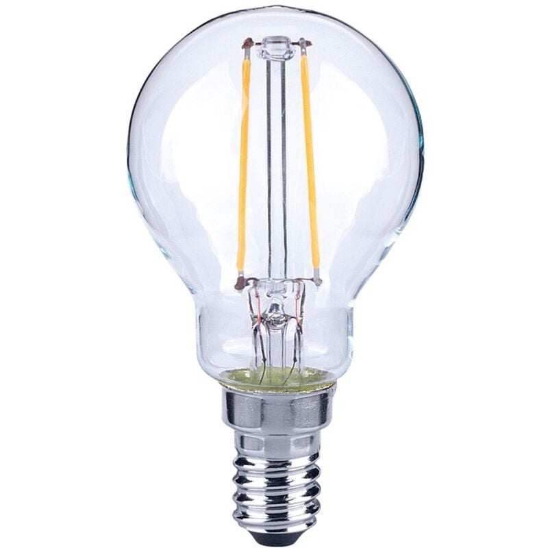 foto del prodotto lampada eco sfera filoled 4,5w 230v e14 2700k marino cristal cod. 21556 