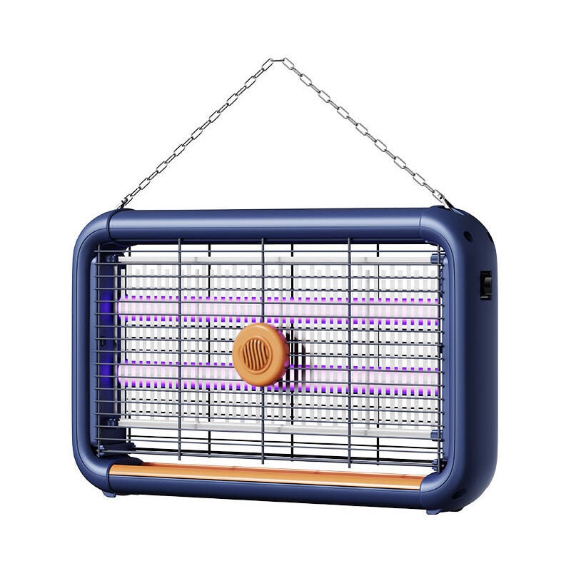 foto del prodotto lampada elettrica antizanzare per interni ed esterni, trappola per zanzare elettrica, acchiappa-mosche per esterni, per casa, cucina, ristorante, garage, ufficio, magazzino, 6 w