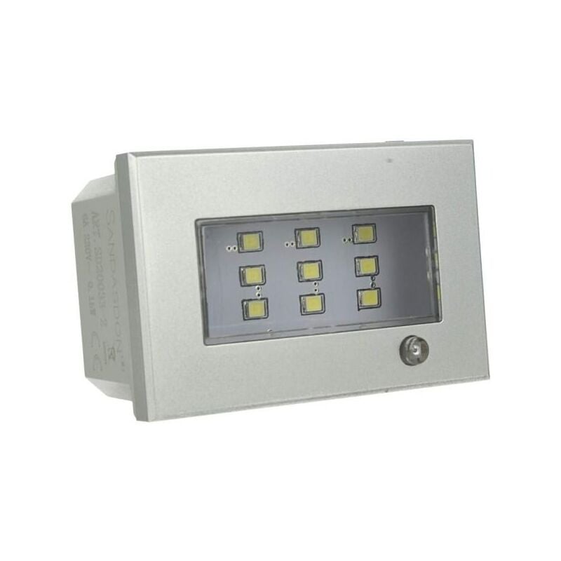 foto del prodotto lampada emergenza led segnapasso silver tech 503 3m moduli 220v compatibile con axolute