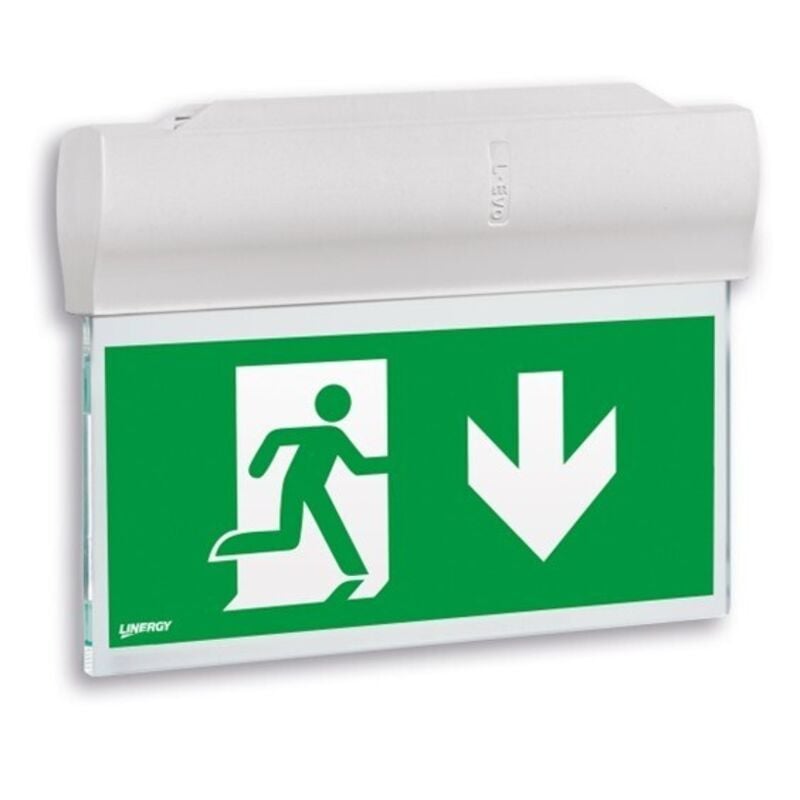foto del prodotto lampada emergenza se sa 1h soffitto bandiera ip40 22m linergy cod. lv1201 