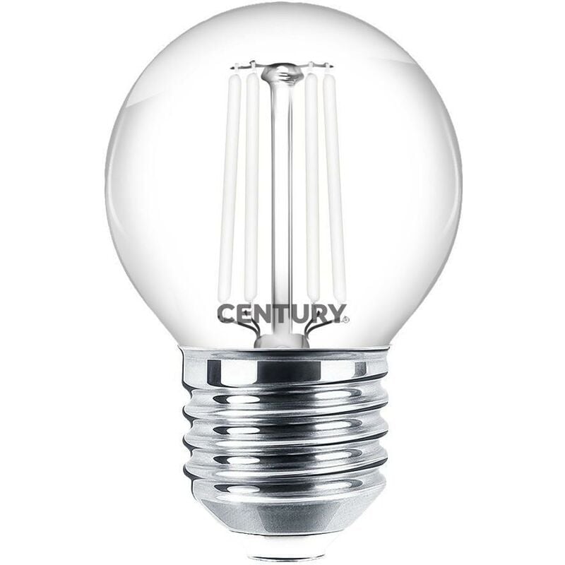 foto del prodotto lampada filamento led incanto white sfera chiara 4,5w e27 4000k inh1gw 452740 century