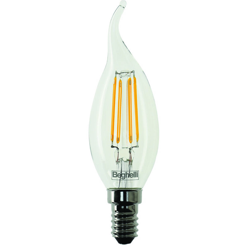 foto del prodotto lampada filo led colpo di vento zafiro e14 4w 2700 k calda 470 lm mm.35x122h