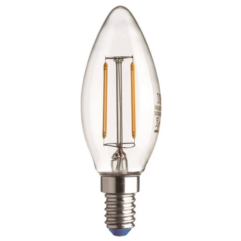 foto del prodotto lampada filo led oliva stick e14 2.5w 2700 k calda 250 lm 35x97h