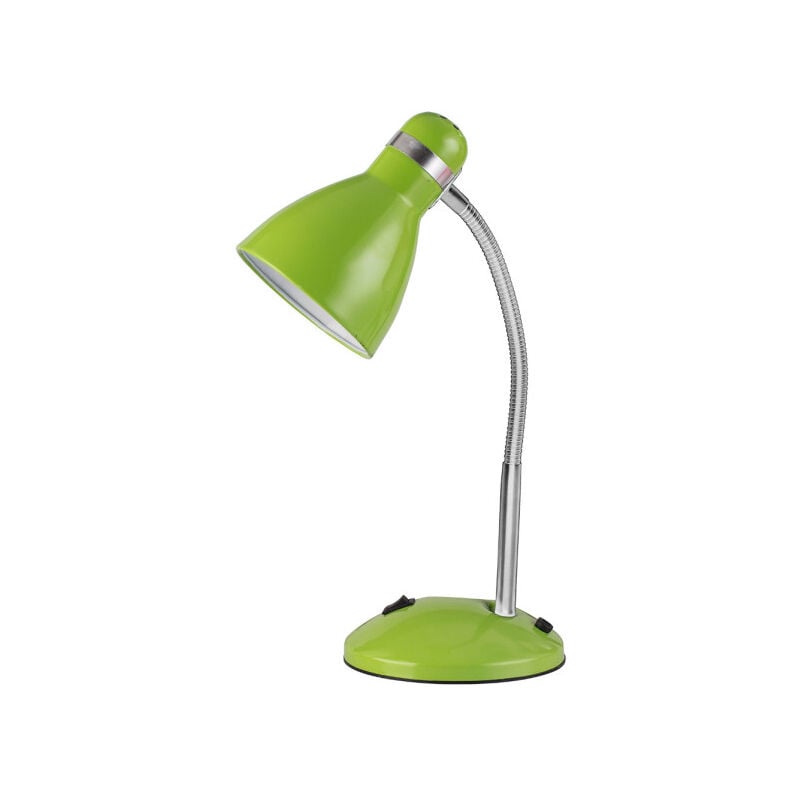 foto del prodotto lampada flexo lazulita 1xe27 verde cromo 38x23x14,5 cm