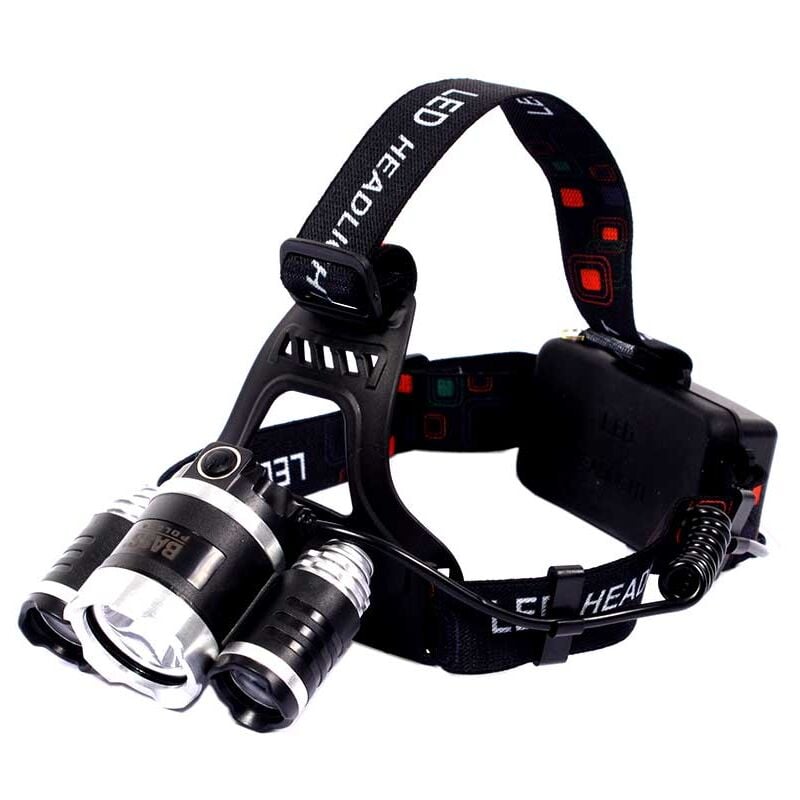 foto del prodotto lampada frontale a led, lampada frontale