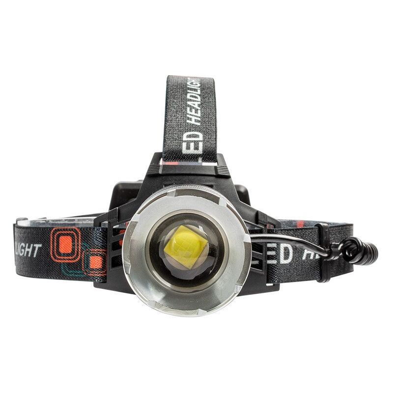 foto del prodotto lampada frontale a led ricaricabile, 2000 lumen ultra luminosi, 5 modalit e classe di impermeabilit ipx6 lampada frontale ricaricabile tramite usb,