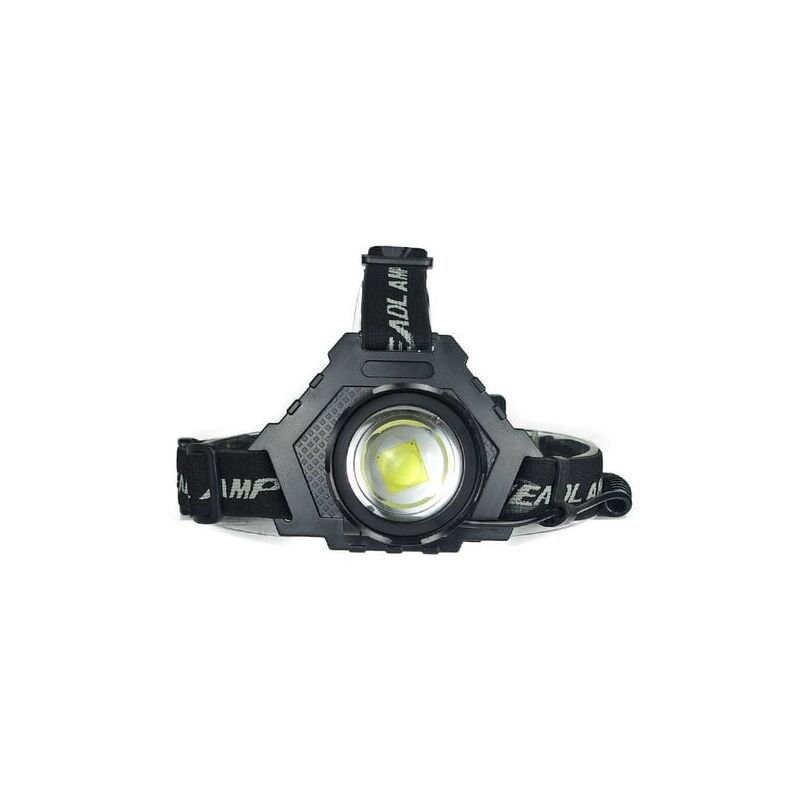 foto del prodotto lampada frontale a led ricaricabile, 90000 lumen super luminosa con 5 modalit e livello di impermeabilit ipx7, lampada frontale ricaricabile