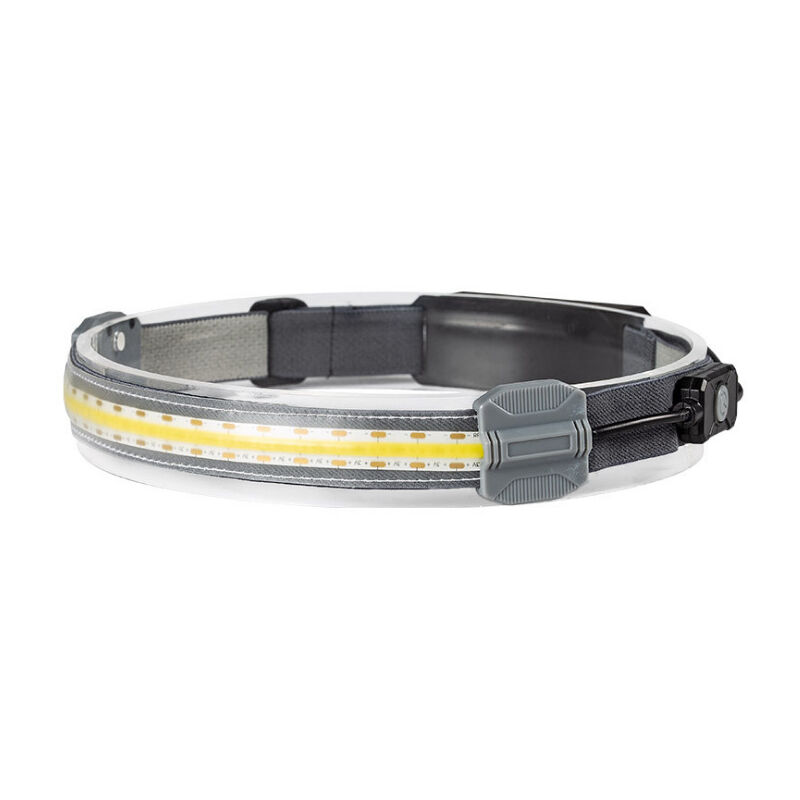 foto del prodotto lampada frontale a led ricaricabile, cob, 3 modalit , illuminazione grandangolare 220 