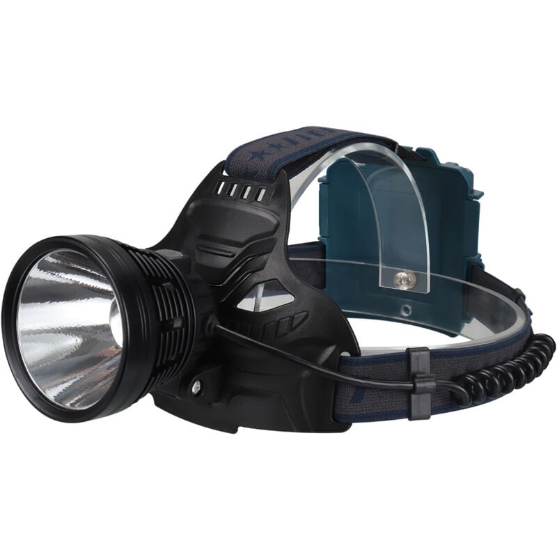 foto del prodotto lampada frontale a led ricaricabile per adulti, torcia frontale ricaricabile usb impermeabile ipx5 per campeggio, corsa, caccia