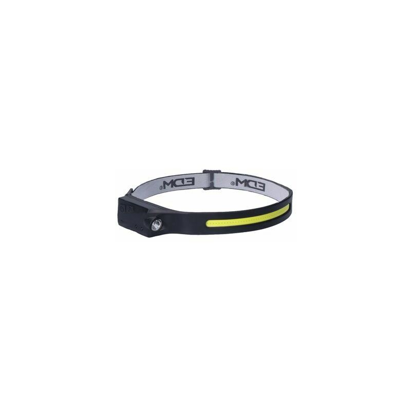 foto del prodotto lampada frontale con sensore cob led 8w 280lm 100lm spot led 3w 90lm 40lm edm