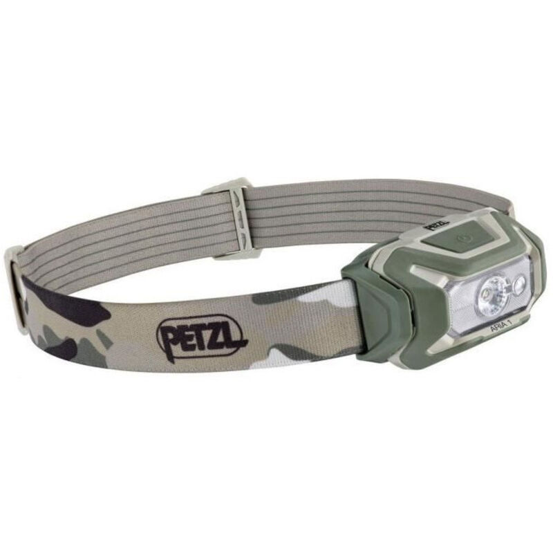 foto del prodotto lampada frontale impermeabile petzl aria 1 350 lumen 3 batterie aaa lr03 incluse camo