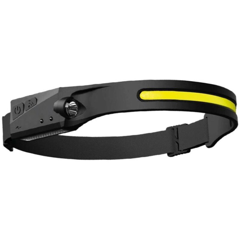 foto del prodotto lampada frontale ricaricabile cob led
