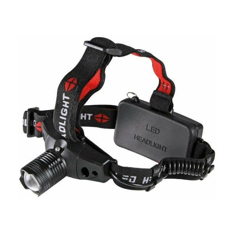 foto del prodotto lampada frontale spot 2 plus 600 lumen batterie corpo alluminio 1152242 valex
