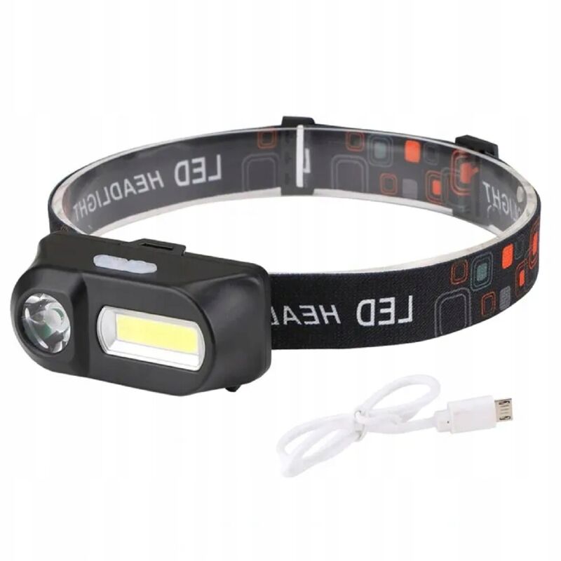 foto del prodotto lampada frontale tattica militare per foreste e montagne, leggera, potente, a led
