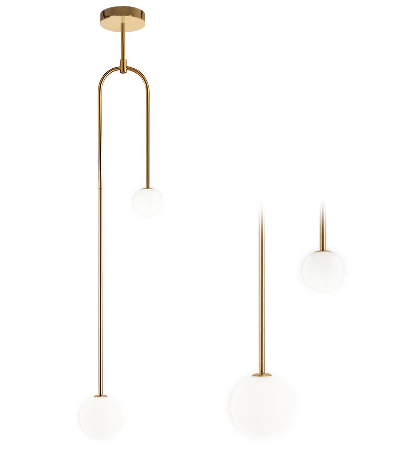 foto del prodotto lampada gold app964-2cp