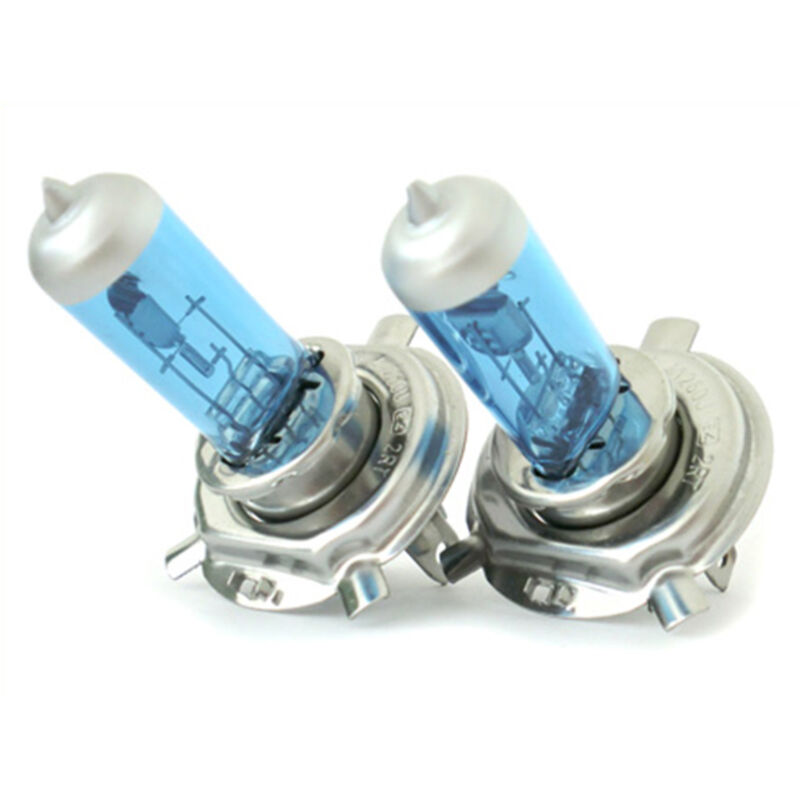 foto del prodotto lampada h4 p43t 12v 60 55w effetto xenon bianco fari anabbaglianti e abbaglianti